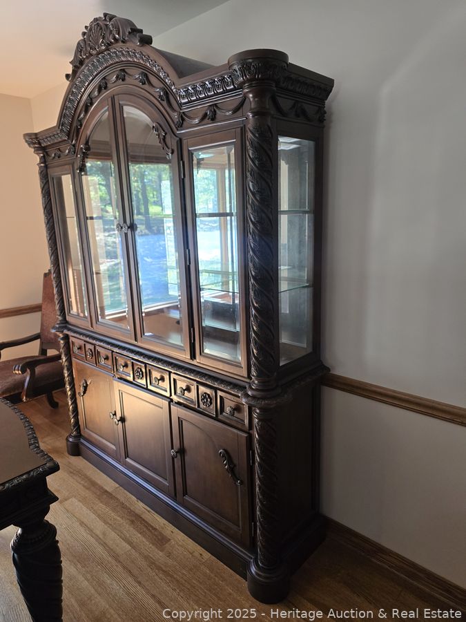 Ashley Furniture Northshore Edition Large Lit China Cabinet with