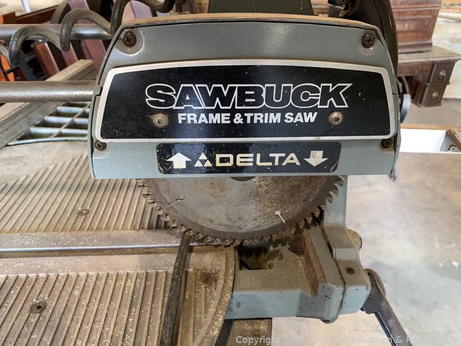 Delta Sawbuck Frame/Trim Saw Auction 